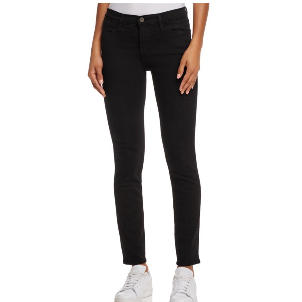 Frame le high skinny black